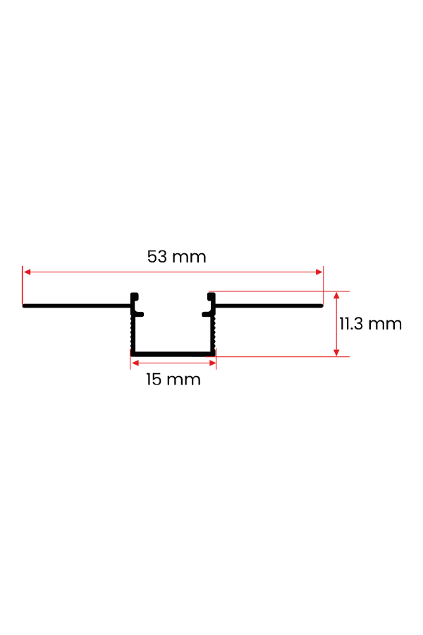 1.5 cm Alçıpan Led Profil 1.5 cm Alçıpan Led Profil
